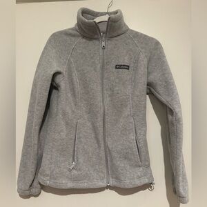Women’s Columbia fleece light grey xs